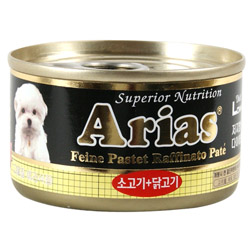 아리아스 캔 100g (소고기 + 닭고기) -1박스(24개)