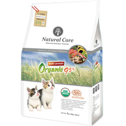 네츄럴코어 - 고양이 유기농 95% 멀티프로틴 1kg + 뿌링 1개 + 사료샘플 4개 덤