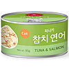피니키 - 캣 참치연어 캔 95g (순살참치+연어) - 1박스(24개)