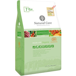 네츄럴코어 - 70% 유기농 에코7 센시티브 솔루션 (양고기) 작은입자 1kg + [증정] 크런치즈 고구마 15g