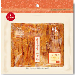 피니키 - 순 육포 닭가슴살 고구마 150g (길쭉한 스틱 타입) x 5개 묶음셋트