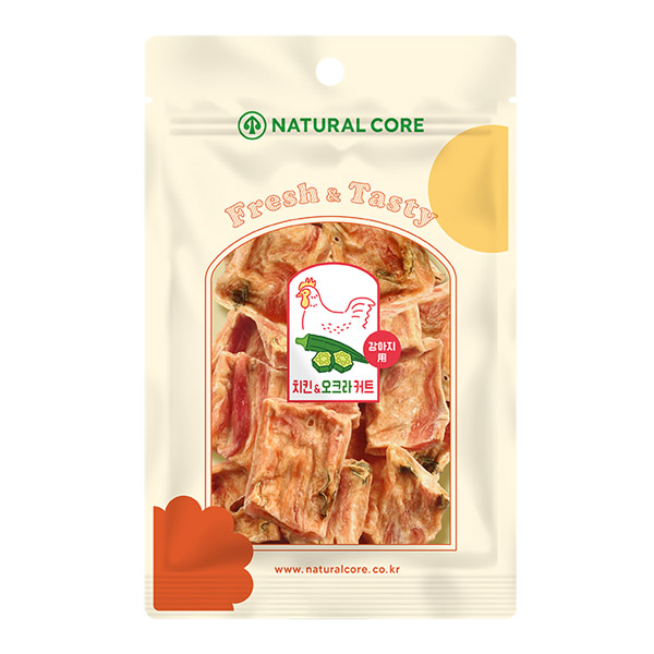 네츄럴코어 - 치킨&오크라 커트 80g