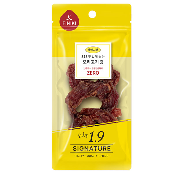 피니키 - 시그니처 1.9 S13 맛있게 씹는 오리고기 링 30g x 10개 묶음셋트