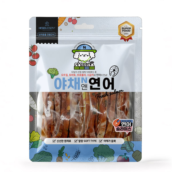 야채앤 - 연어 슬라이스 160g x 5개 묶음셋트