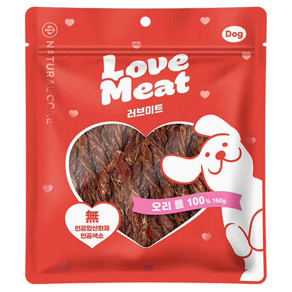 네츄럴코어 - 러브미트 오리롤 사사미 160g