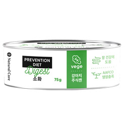 네츄럴코어 - 강아지 주식 베지 캔 소화 75g