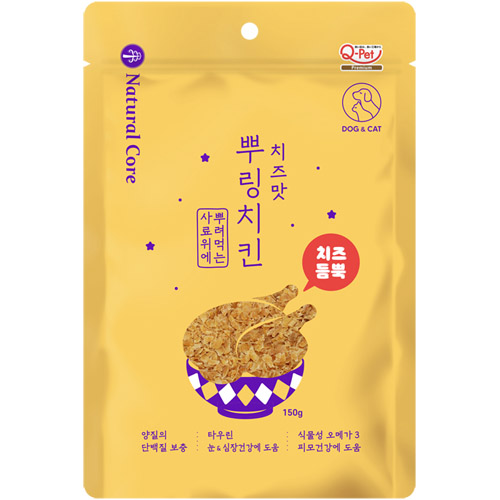 네츄럴코어 - 맛있는 후리카케 뿌링치킨 치즈맛 150g