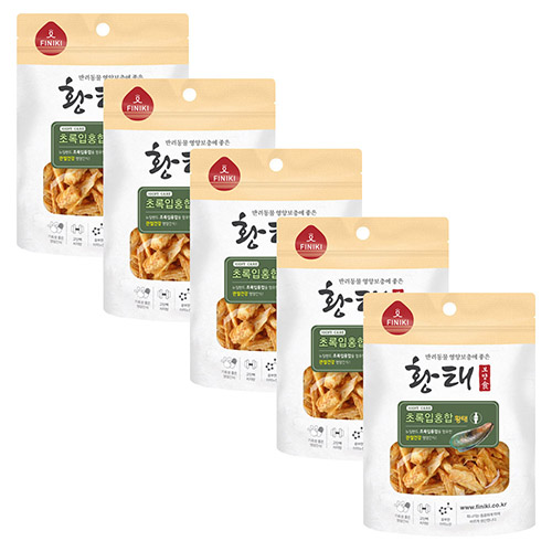 피니키 - 조인트케어 초록입홍합 황태 34g x 5개 묶음셋트