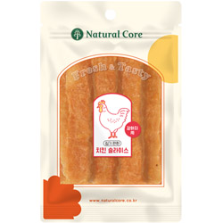 네츄럴코어 - 씹기편한 치킨 슬라이스 55g (트레이)
