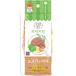네츄럴코어 - 주식파우치 건강한화식 쁘띠키친 소고기&야채 85g