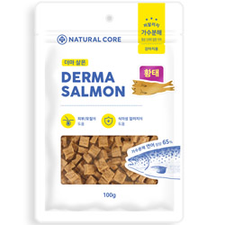 네츄럴코어 - 더마 살몬 황태 100g x 5개 묶음셋트