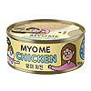 네츄럴코어 - 고양이 묘미 치킨캔 80g - 1박스(총24개)